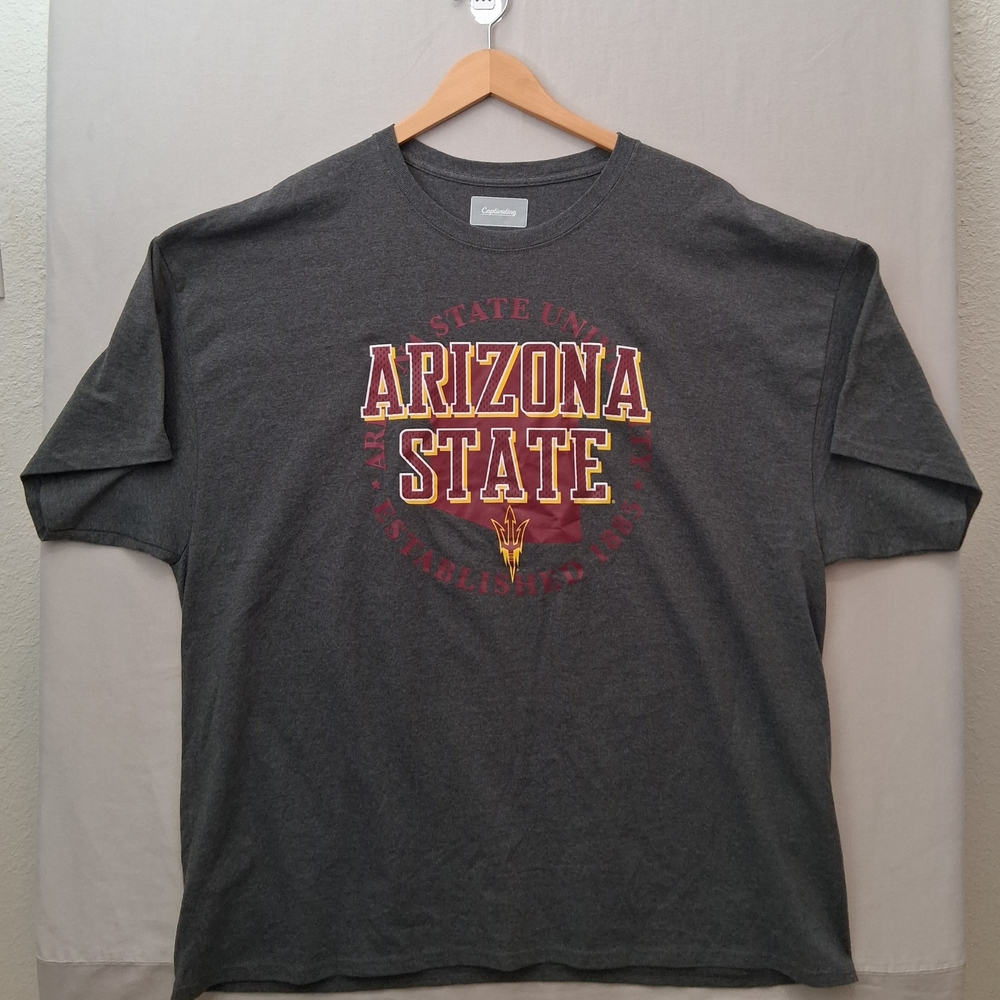 Men's Arizona State University T-Shirt : Grey : Size 3XL : NWOT